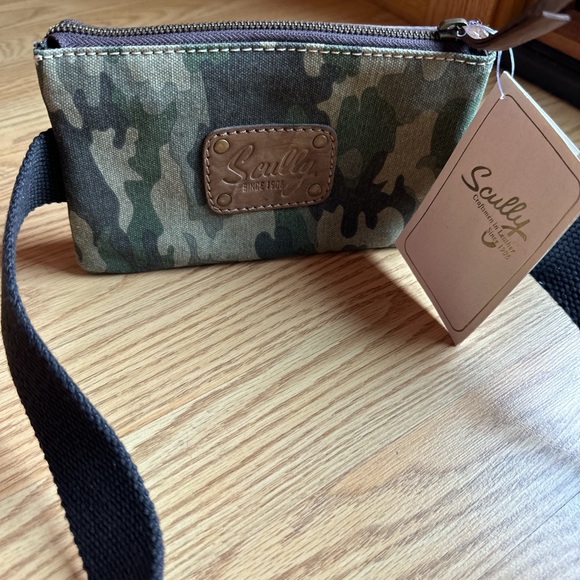 NWT Scully Leather/Camo Waist Pouch/Wallet - Picture 2 of 4